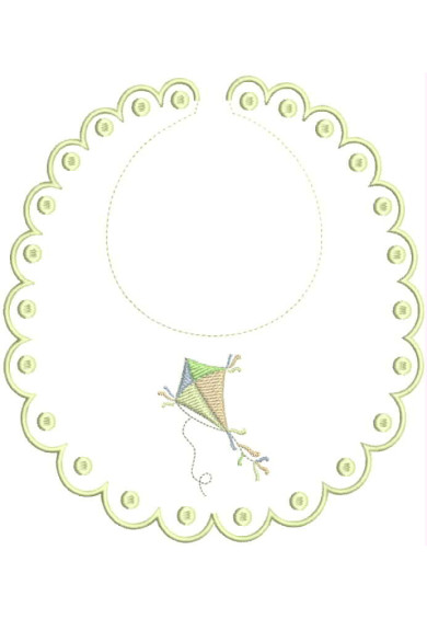 Hop088 - Two Hoops Delicate Bib